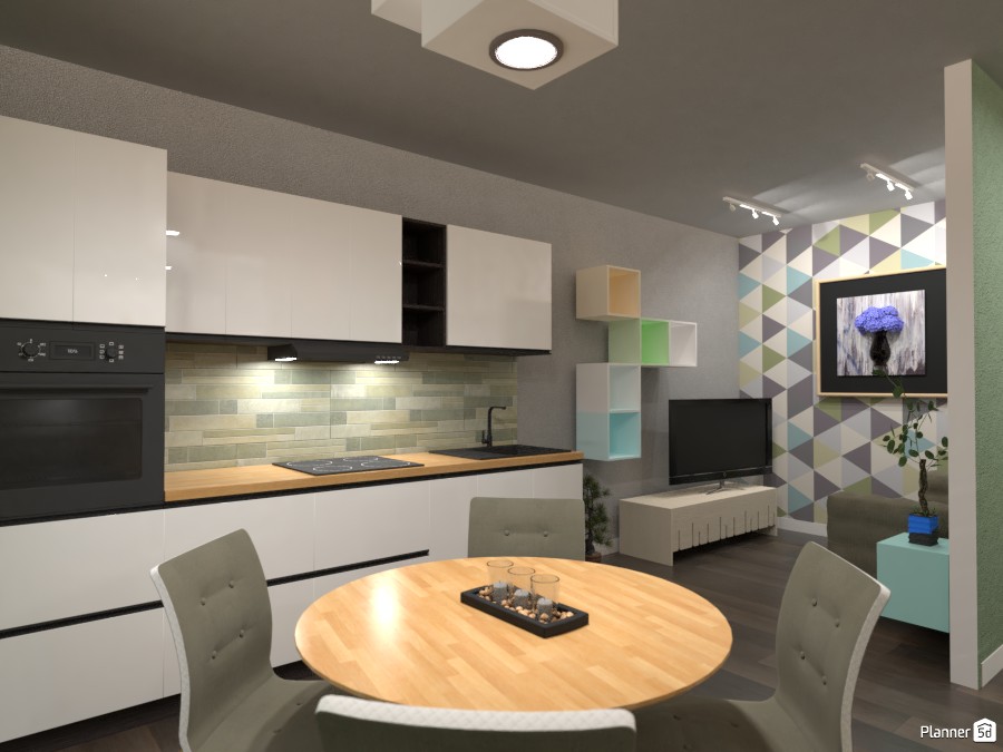 Small Apartment Interior: New contest #3523304 by Moonface