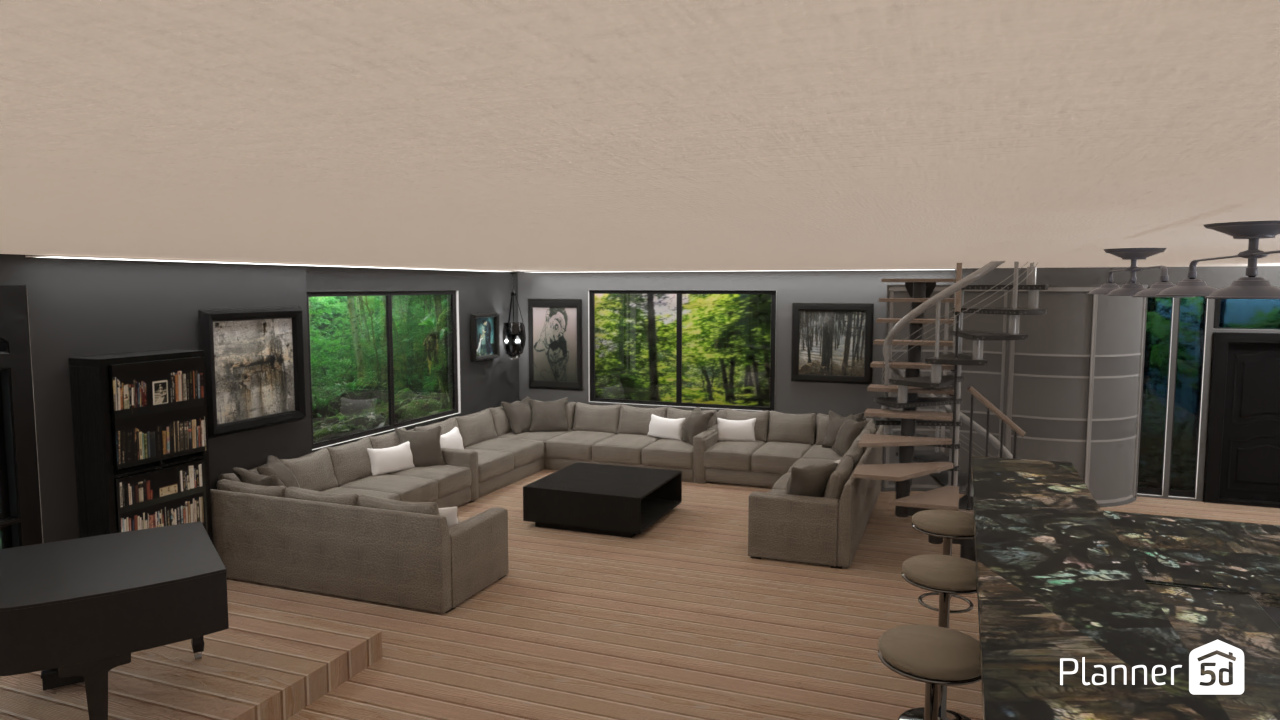 Entertainment house #12879663 by Aldona