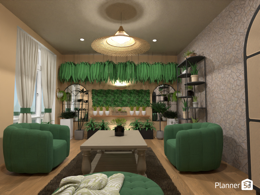 Design battle - plant wall #11045604 by Rita