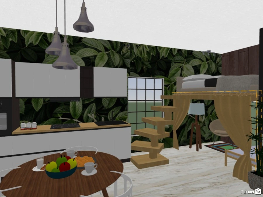 A mini-appartement for three person! #3068944 by Wendy Stella