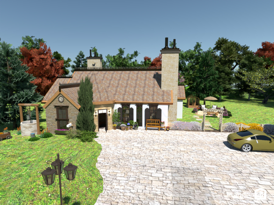 Old Farmhouse cottage #13233475 by MDesigns