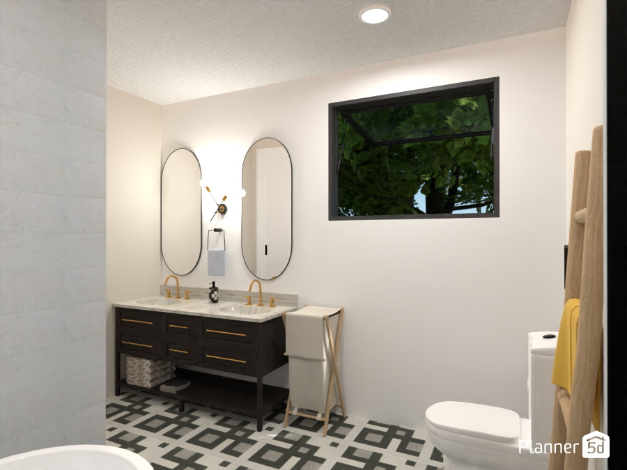 Two Bedroom Apartment Bathroom #11669888 by Isabel