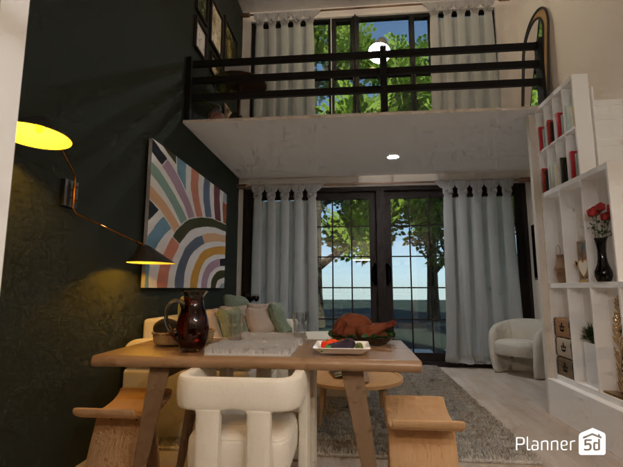 Two Bedroom Apartment Living Space #11669988 by Isabel