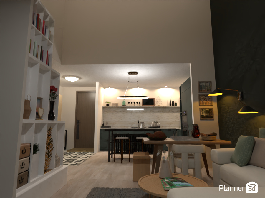 Two Bedroom Apartment Kitchen 11669940 by Isabel image