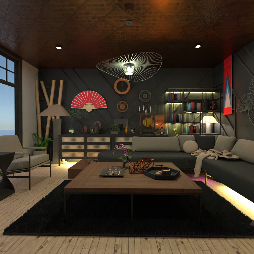 Japanese-style Living Room #15352179 by Editors Choice