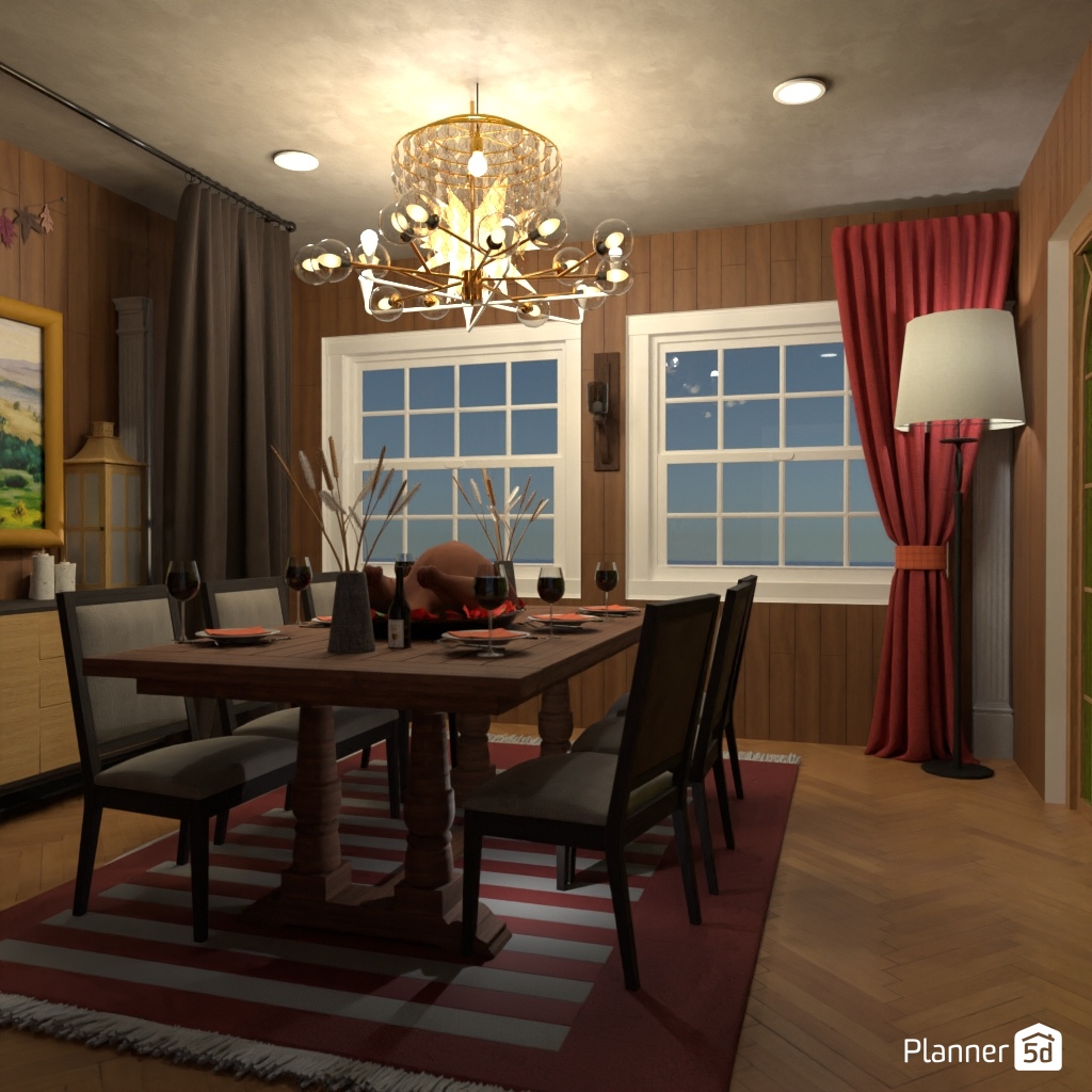 DB: Thanksgiving Day - room shell copy #23423463 by Editors Choice