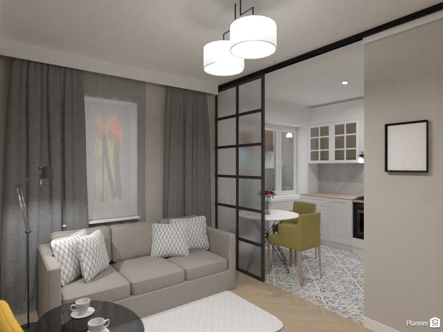 Кухня-гостиная с перегородкой #3670678 by Ksenia