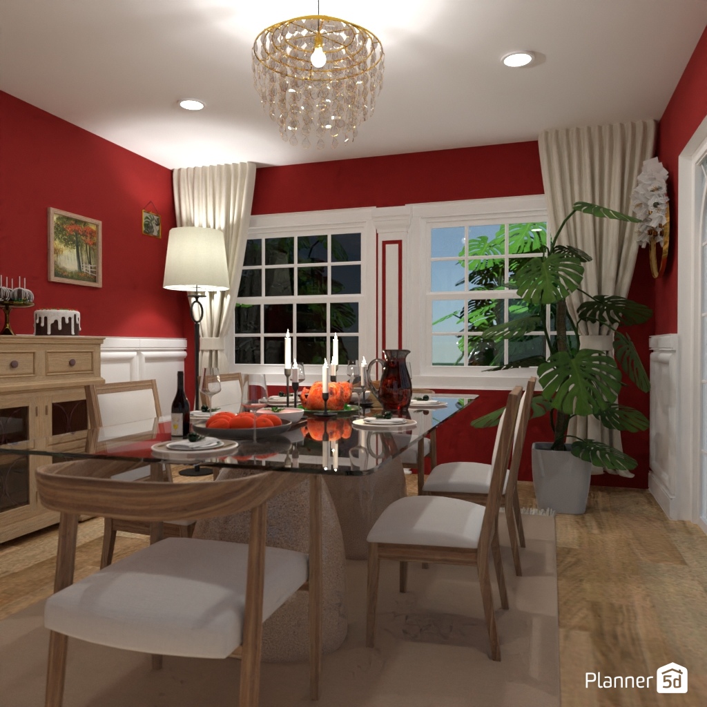 DB: Thanksgiving Day - room shell copy #23438403 by Editors Choice