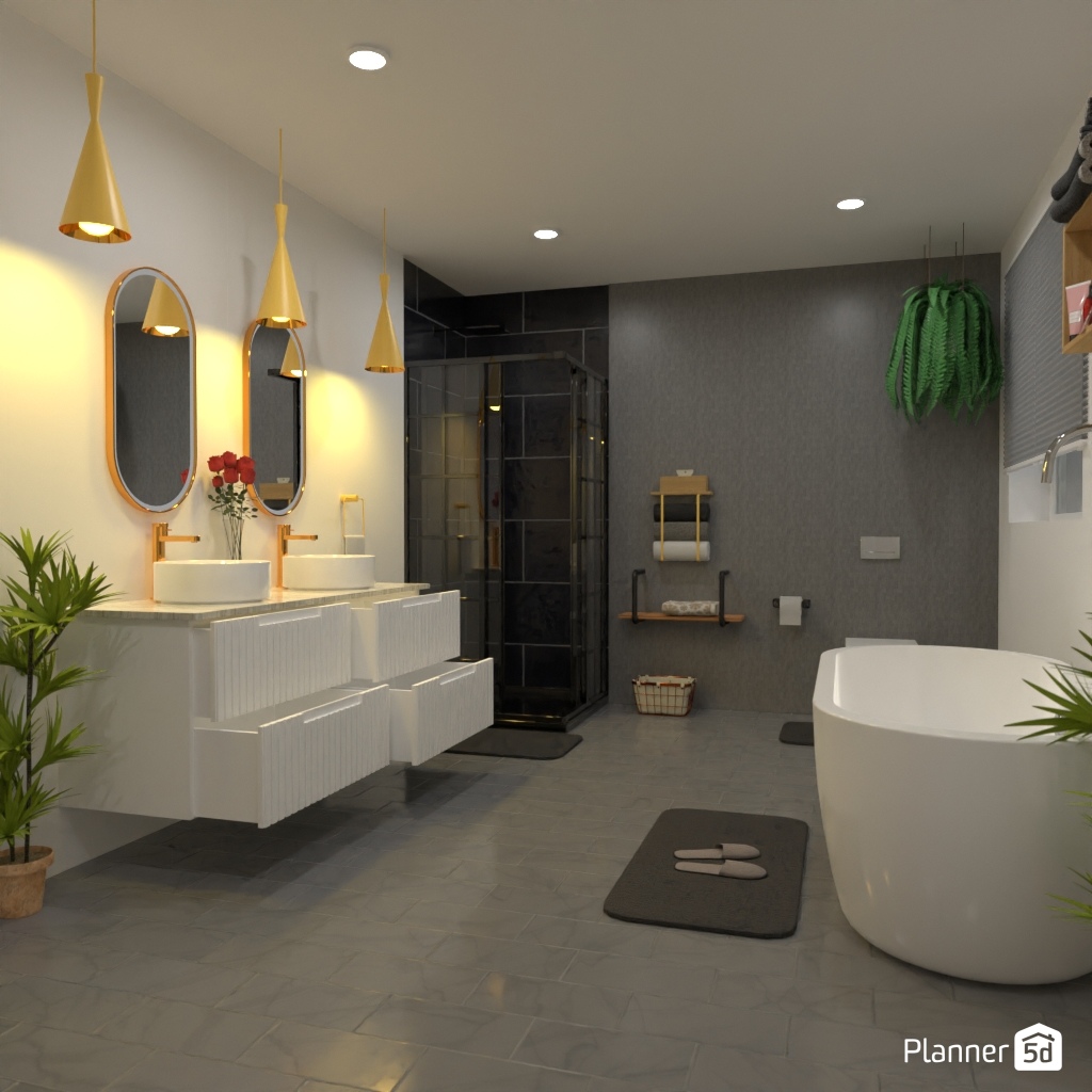 Dream Bathroom - Free Online Design | 3D House Ideas - by Planner 5D