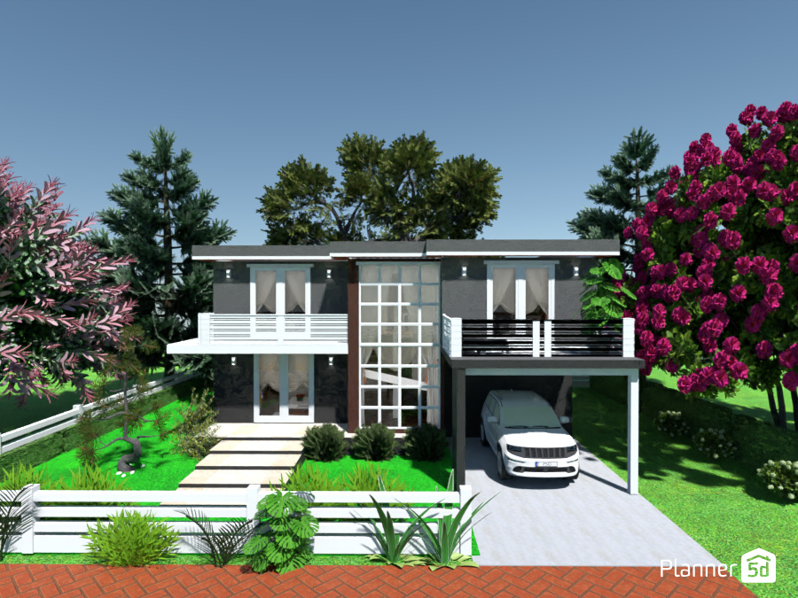 Casa con balcones #12680487 by MariaCris