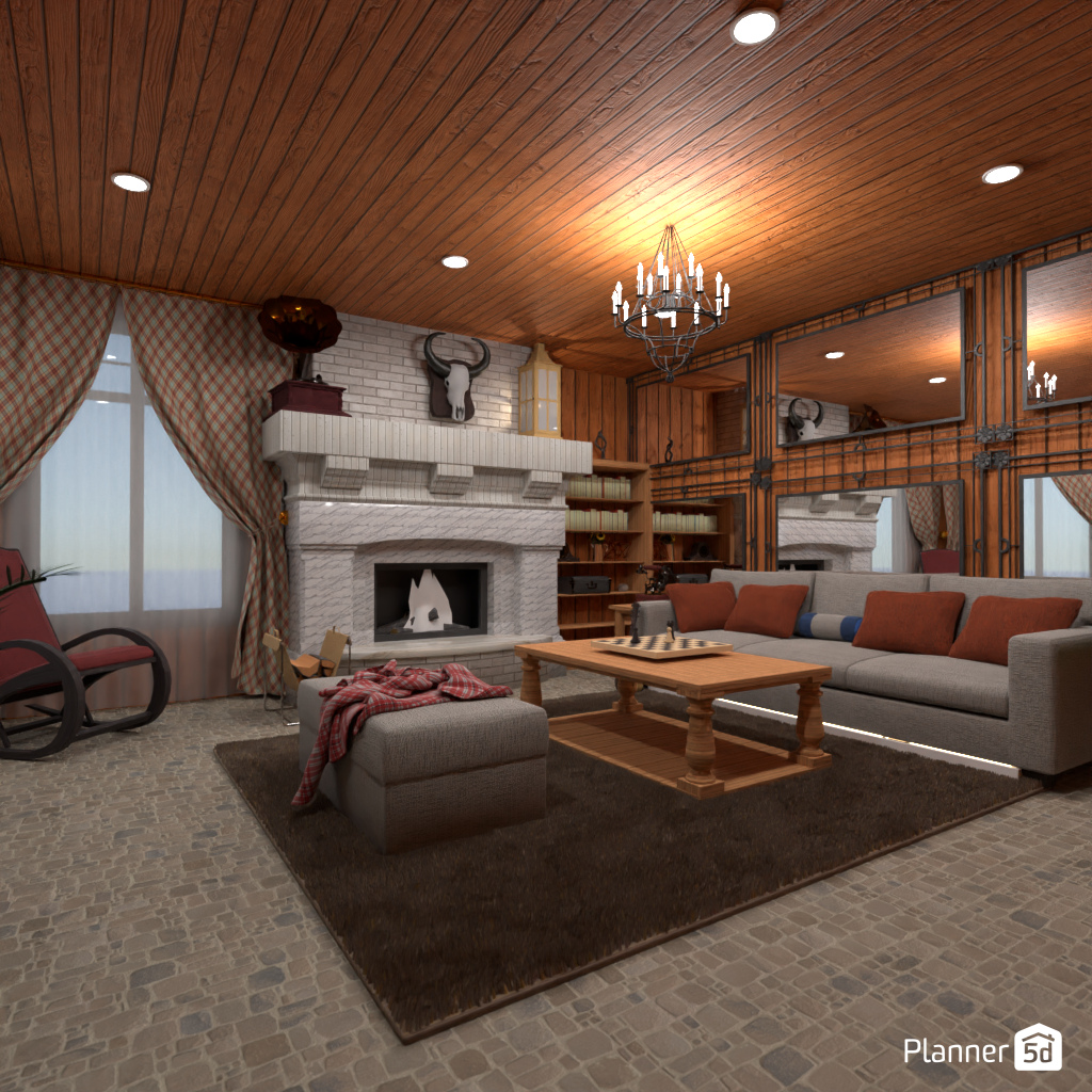 Country Living room #20144895 by Editors Choice