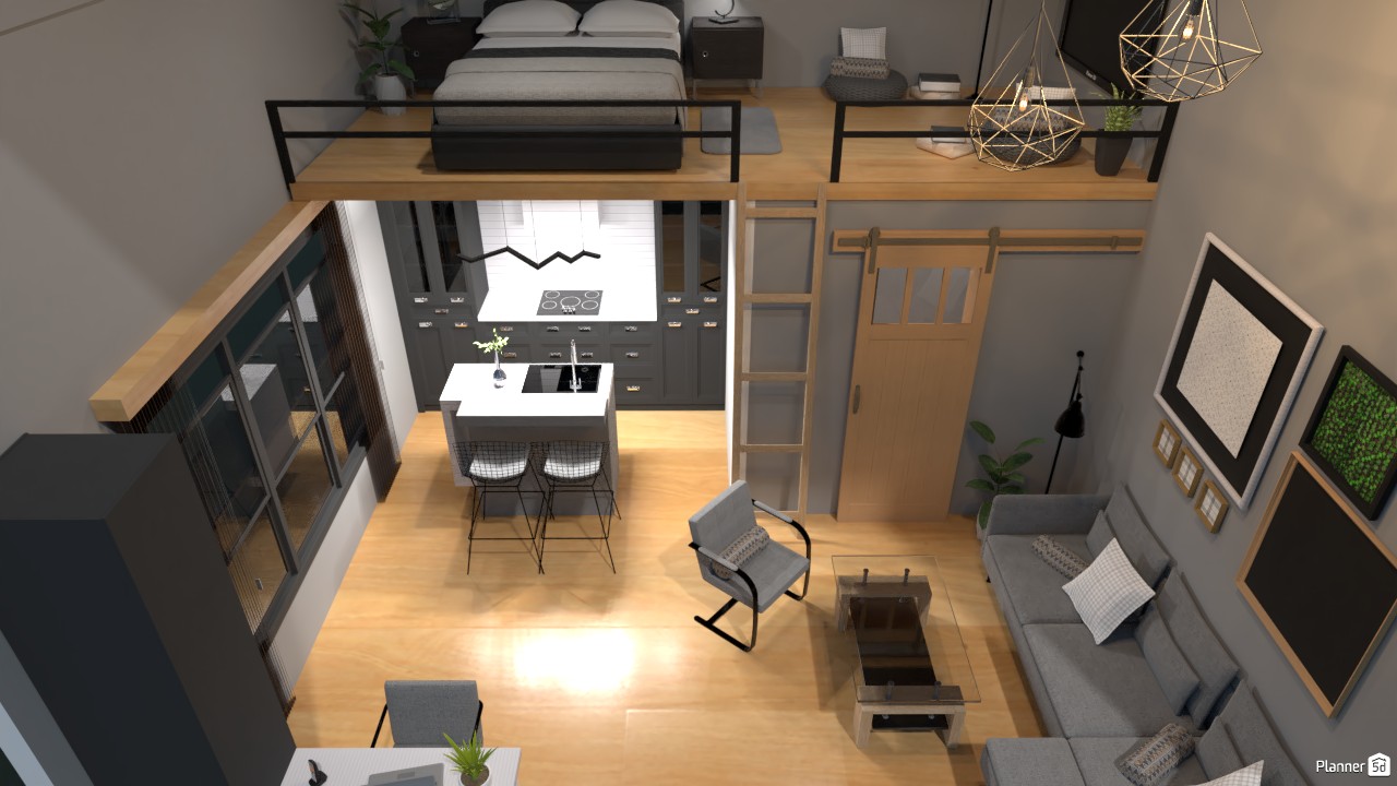 Casa 5x5 metros (c.g.) #4931710 by Hall Pat