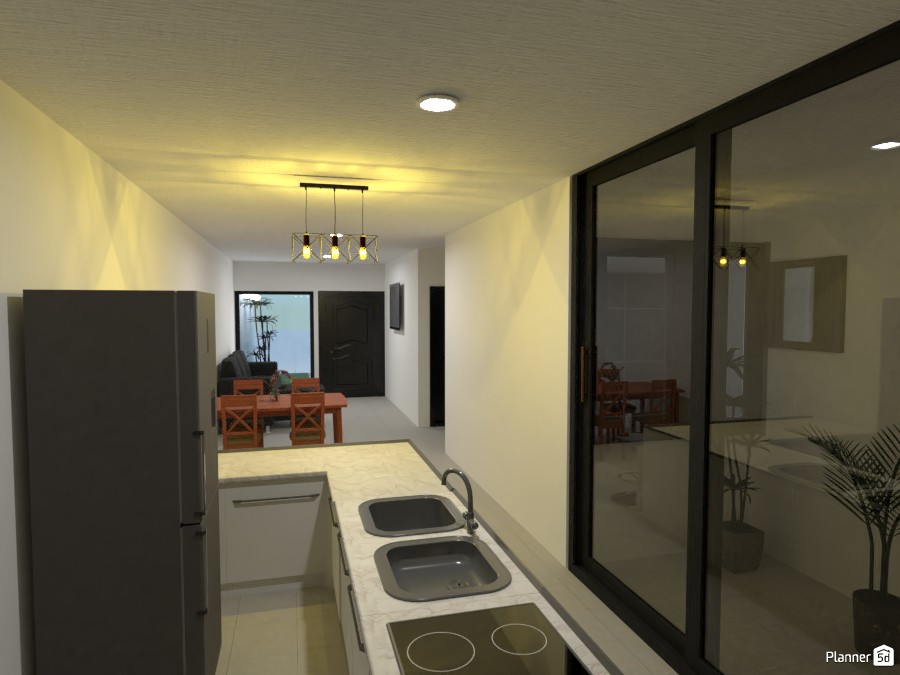 Cozinha e Sala #4088761 by Laís