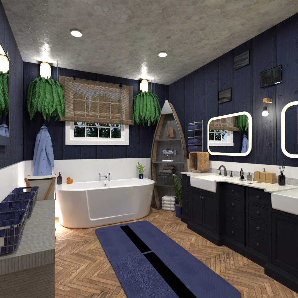 Nautical bathroom #12241891 by Editors Choice