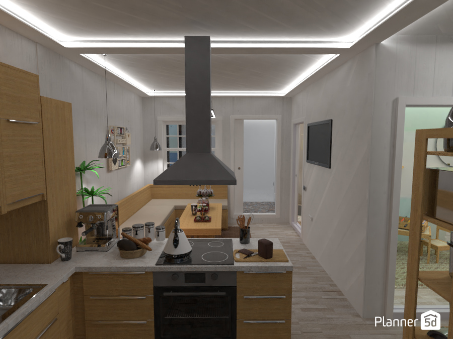 kitchen plus living room #6346134 by susan purwa