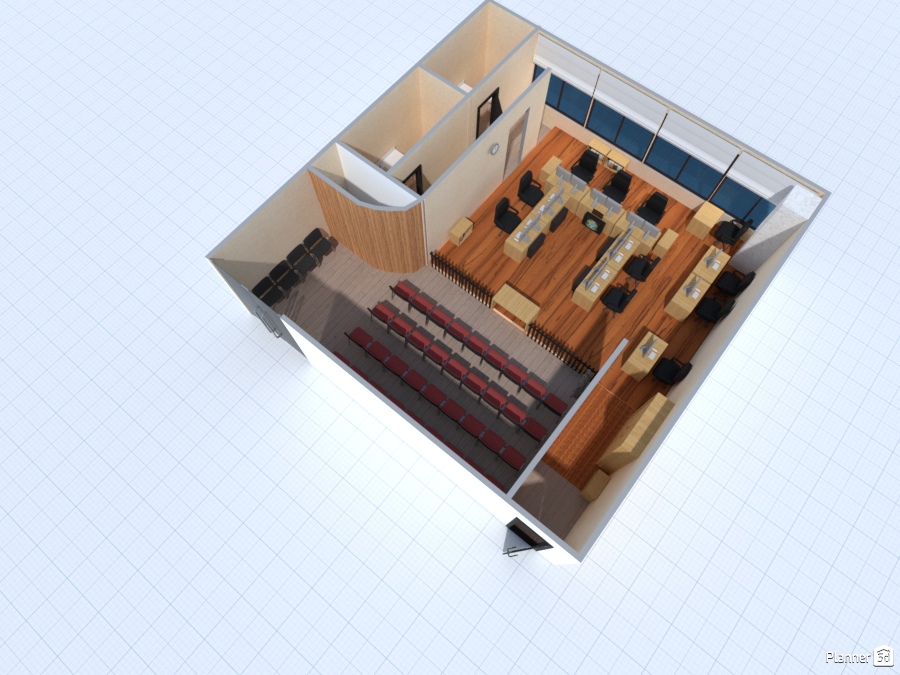 Sala de Sessão 4 TRF4 #2095031 by Jonathas Costa