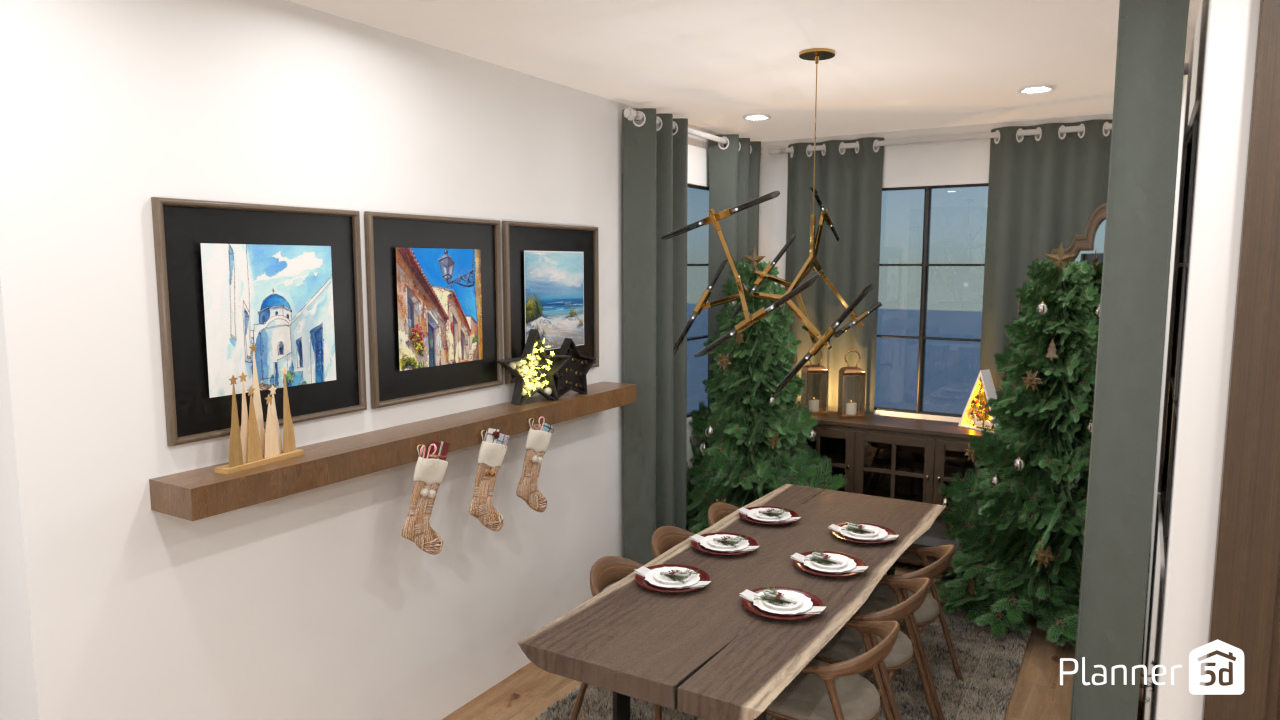 Christmas Dining Room 15972691 by Madeline99_ image