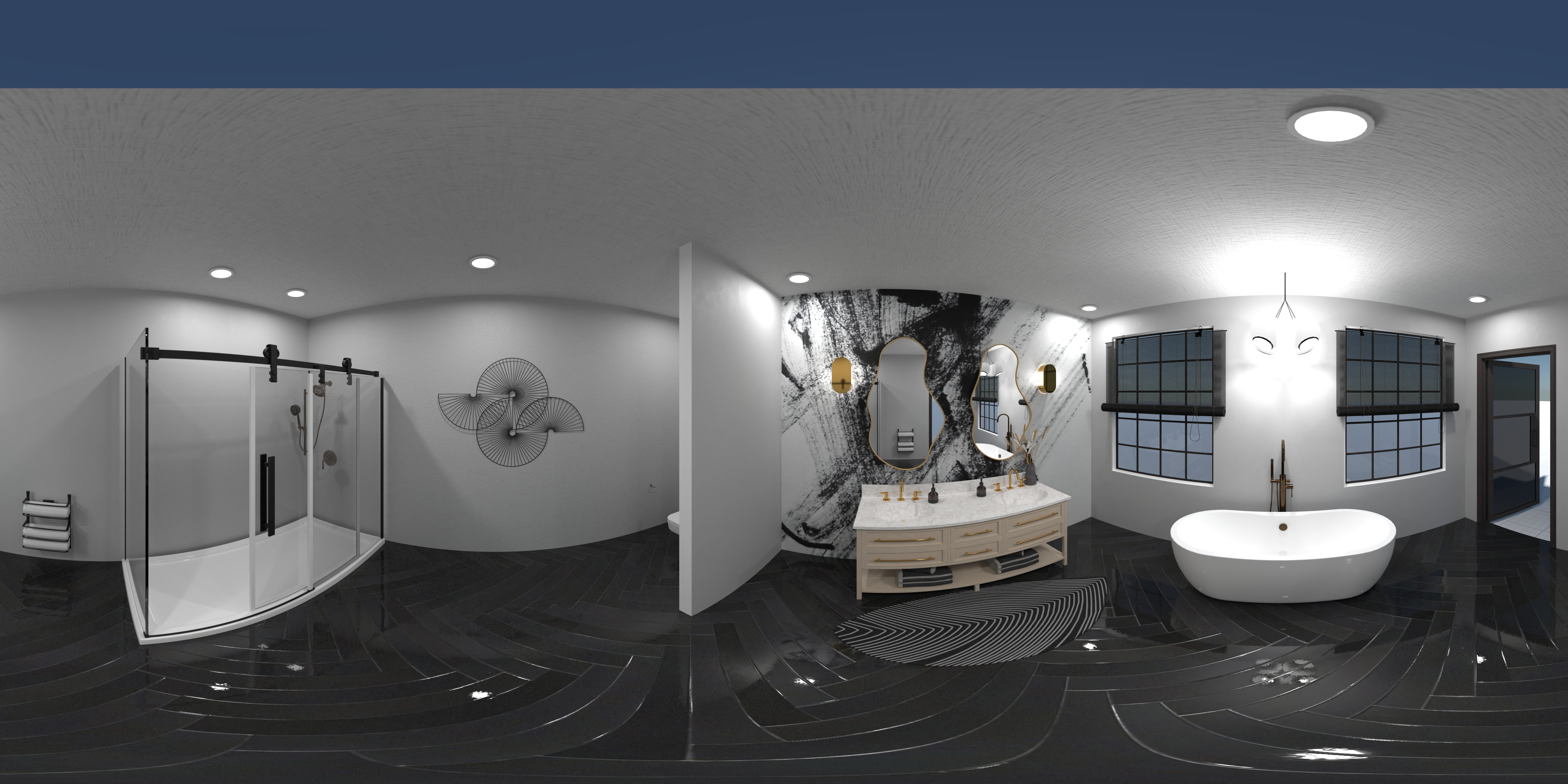 Golden Bath 360 #12078644 by Kirsten Ham