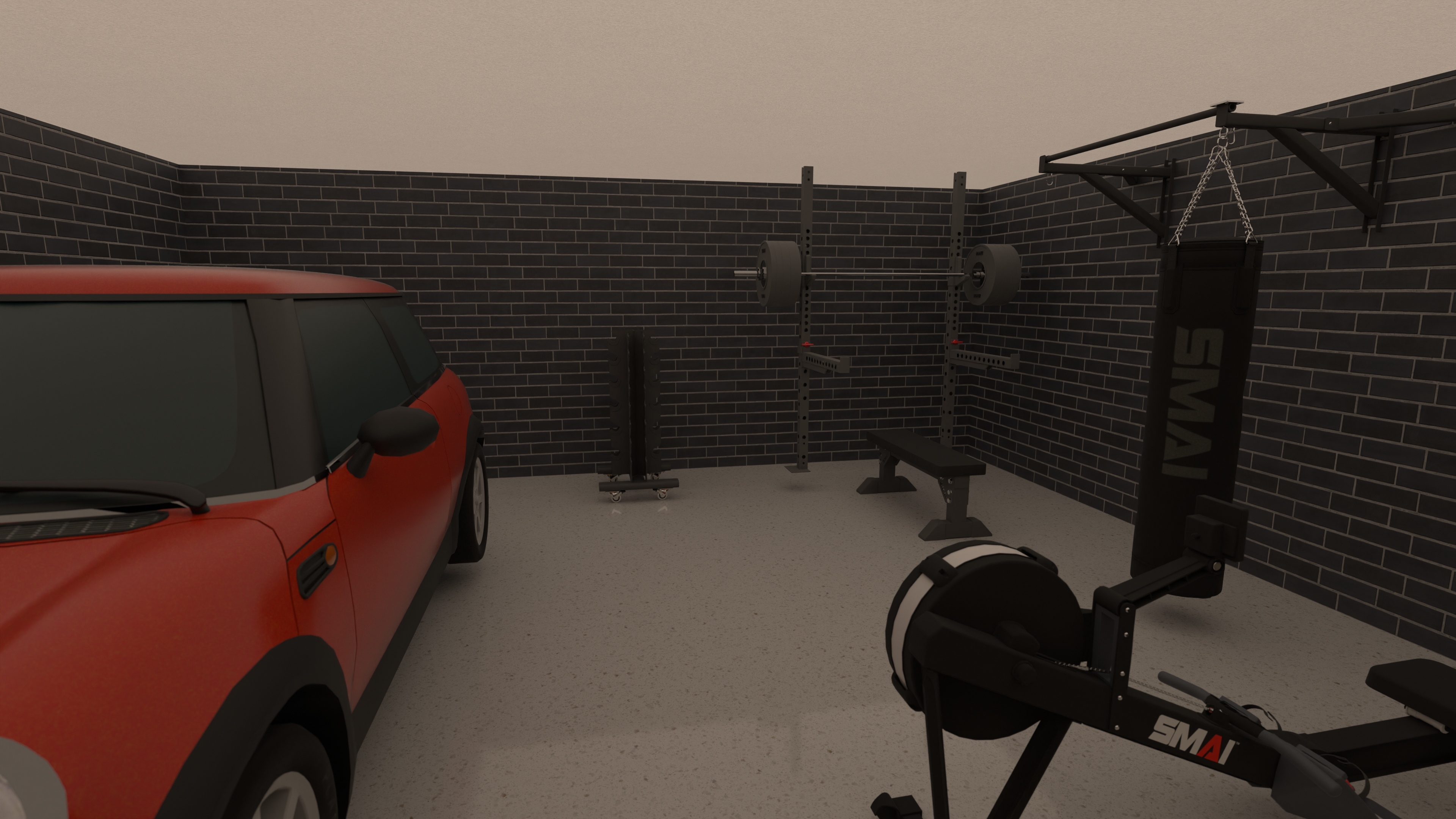 Template - Double Garage Gym #26302532 by Edgaras P5D