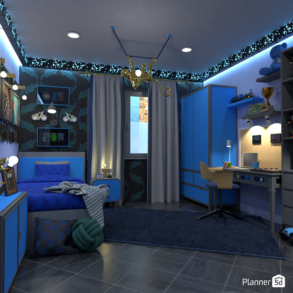 Blue kids room #19560716 by Editors Choice