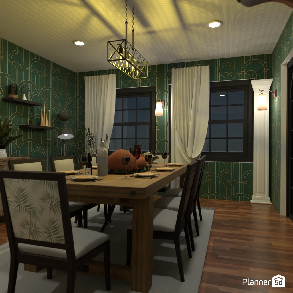 DB: Thanksgiving Day - room shell copy #23434783 by Editors Choice