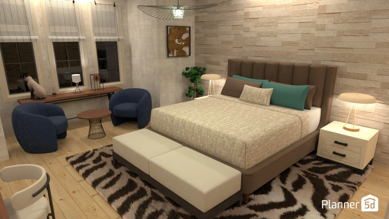 1- fancy bedroom #3095872 by haloume