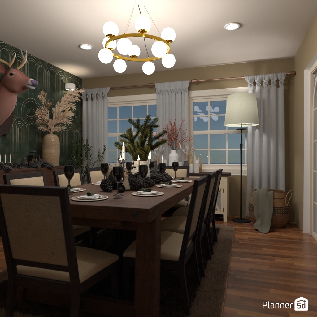 DB: Thanksgiving Day - room shell copy #23452987 by Editors Choice