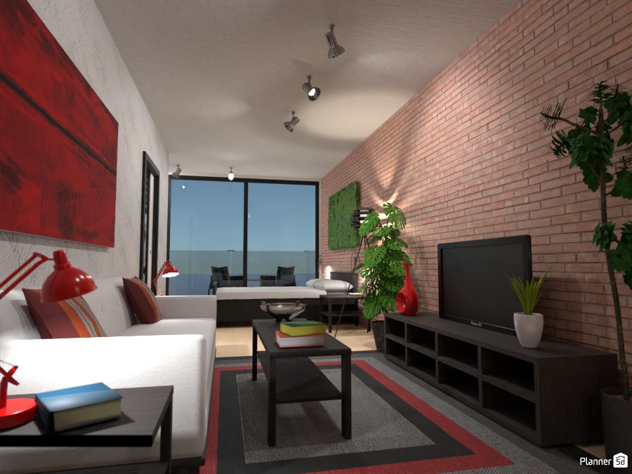 Donut Studio Living/Bed/Patio #4167109 by Anonymous