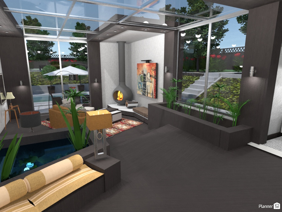 Concrete courtyard house #2677498 by Burgess Hodges