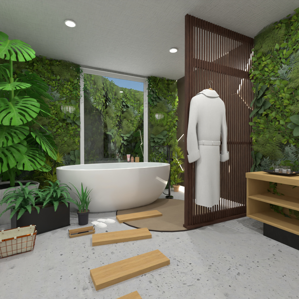 Biophilic Bathroom #13068139 by Editors Choice