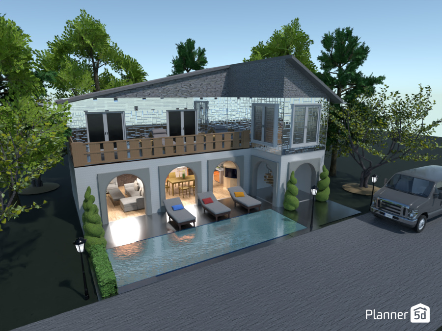 MODERN HOUSE 2001 #9564524 by LIXx