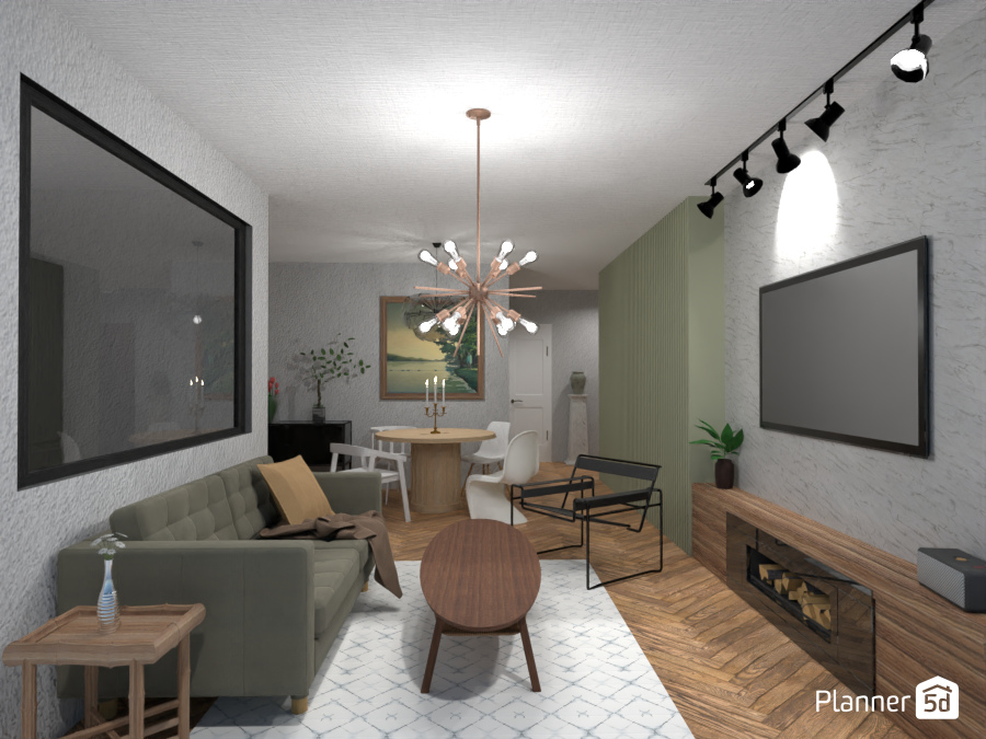 Mid-century Modern living room 7294974 by Marco Lam image
