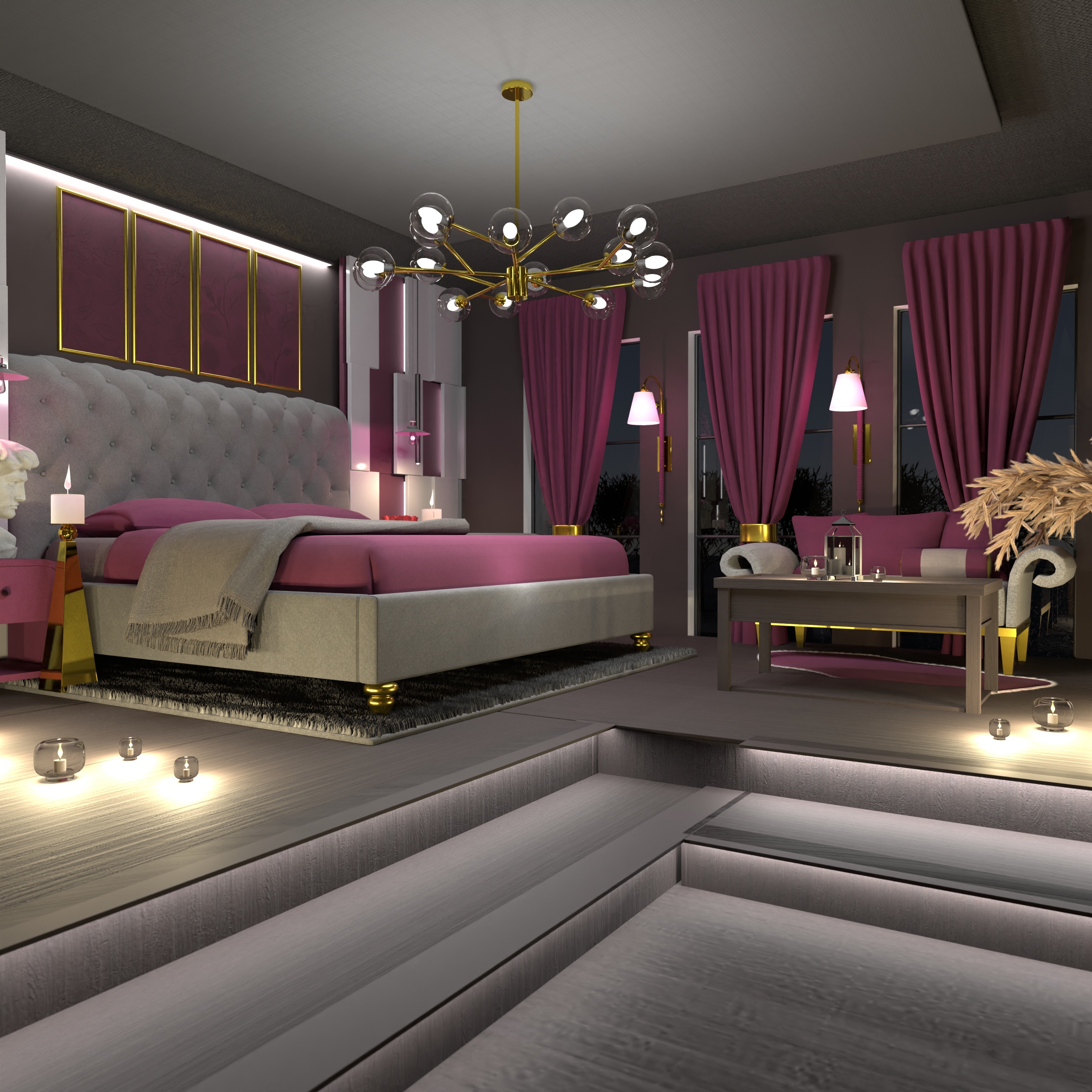 Midnight Mood Room|Design competition #28900596 by Zaylakuan