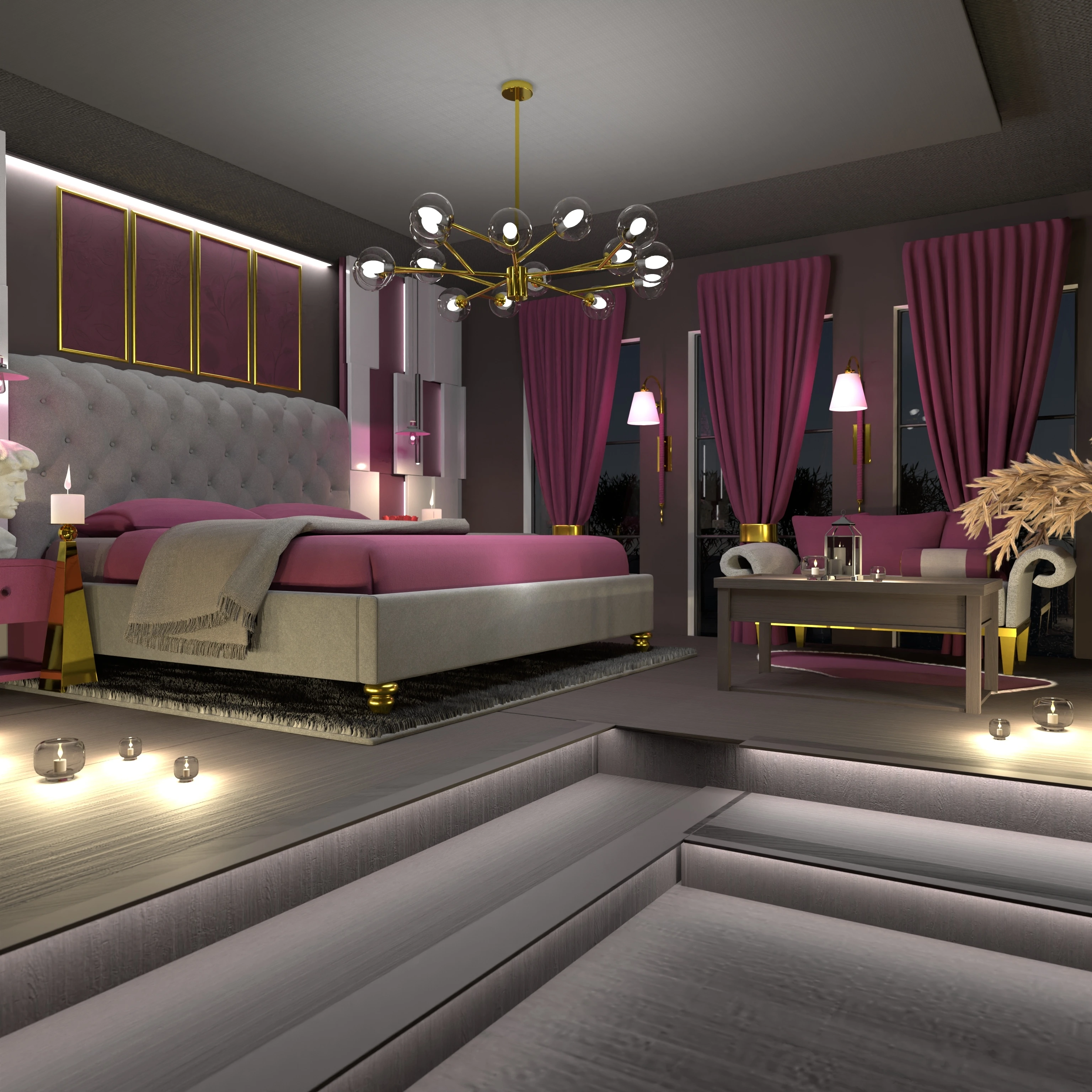 Midnight Mood Room #3129848 by Zaylakuan