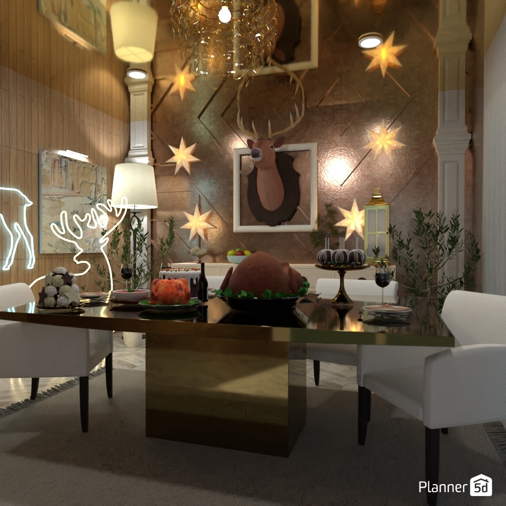 DB: Thanksgiving Day - room shell copy #23440783 by Editors Choice