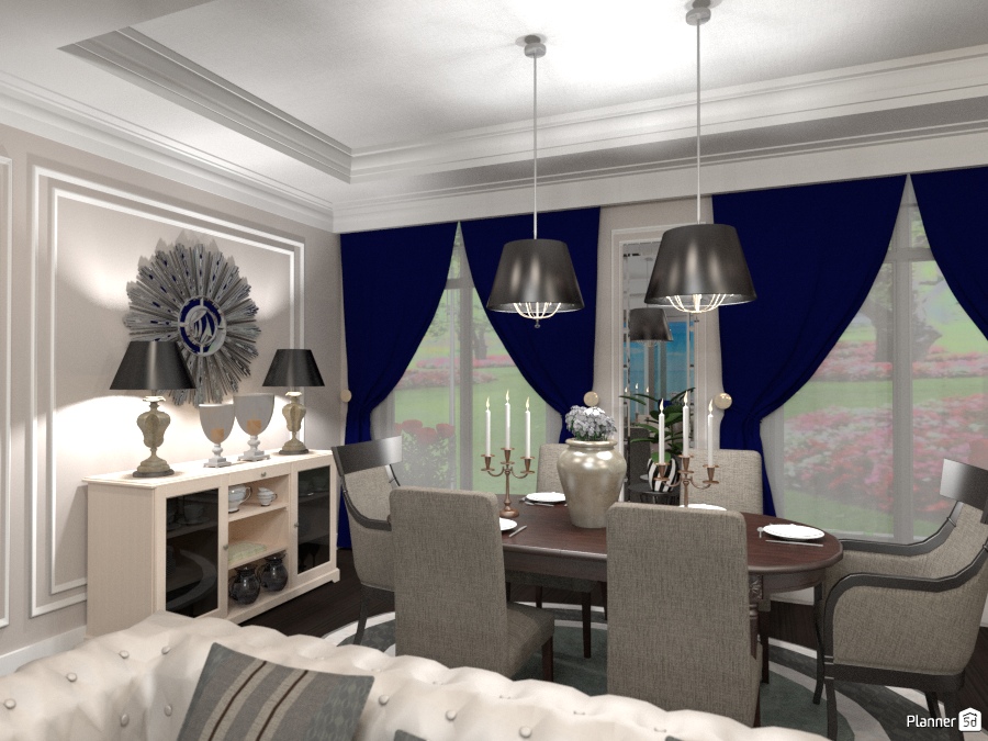 вид на столовую зону #1312705 by Elena Strenova