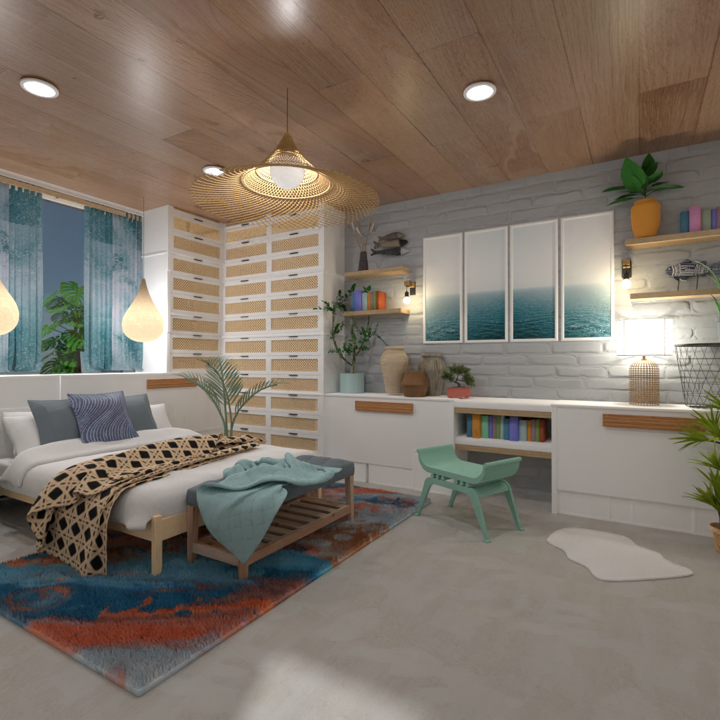 Ocean Bedroom #13458563 by Editors Choice