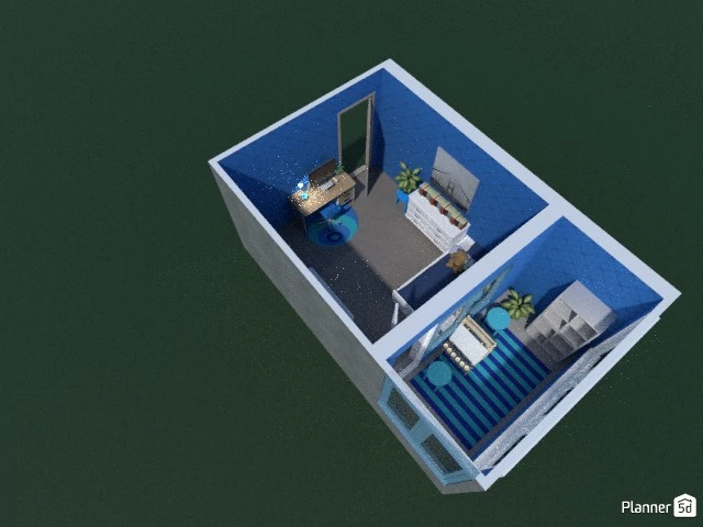 Blue boy bedroom #3022992 by Doggy