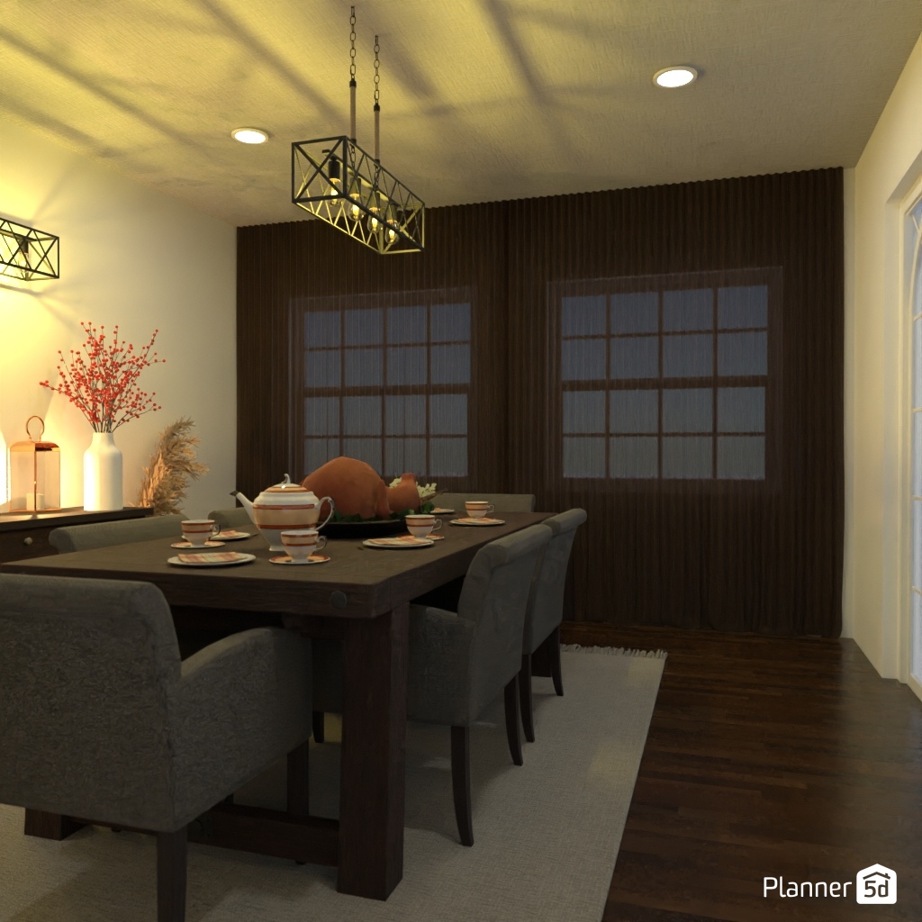 DB: Thanksgiving Day - room shell copy #23409695 by Editors Choice