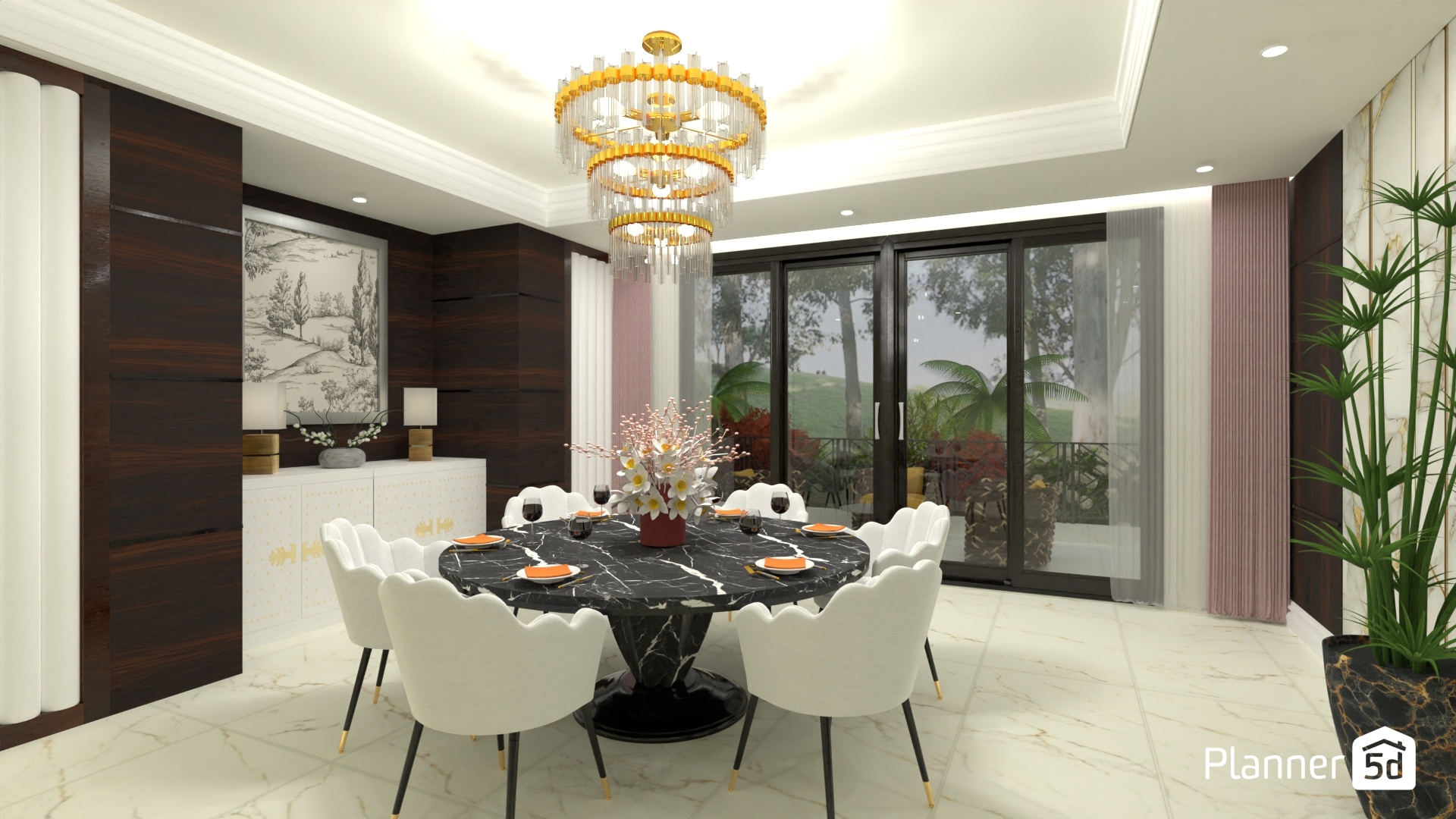 Salón comedor elegante #26715692 by MariaCris