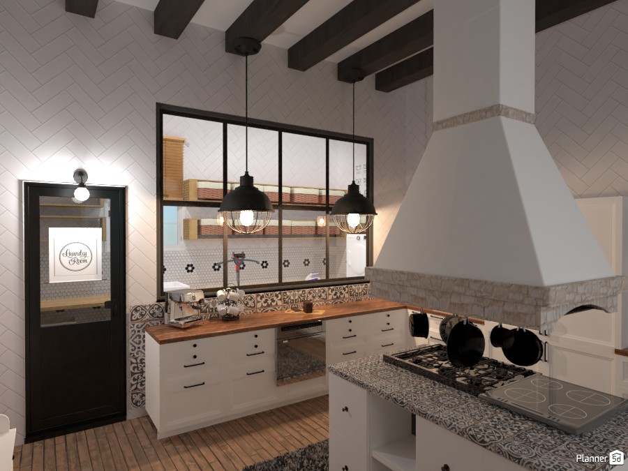 Kitchen and laundry room 4220576 by Remadi image