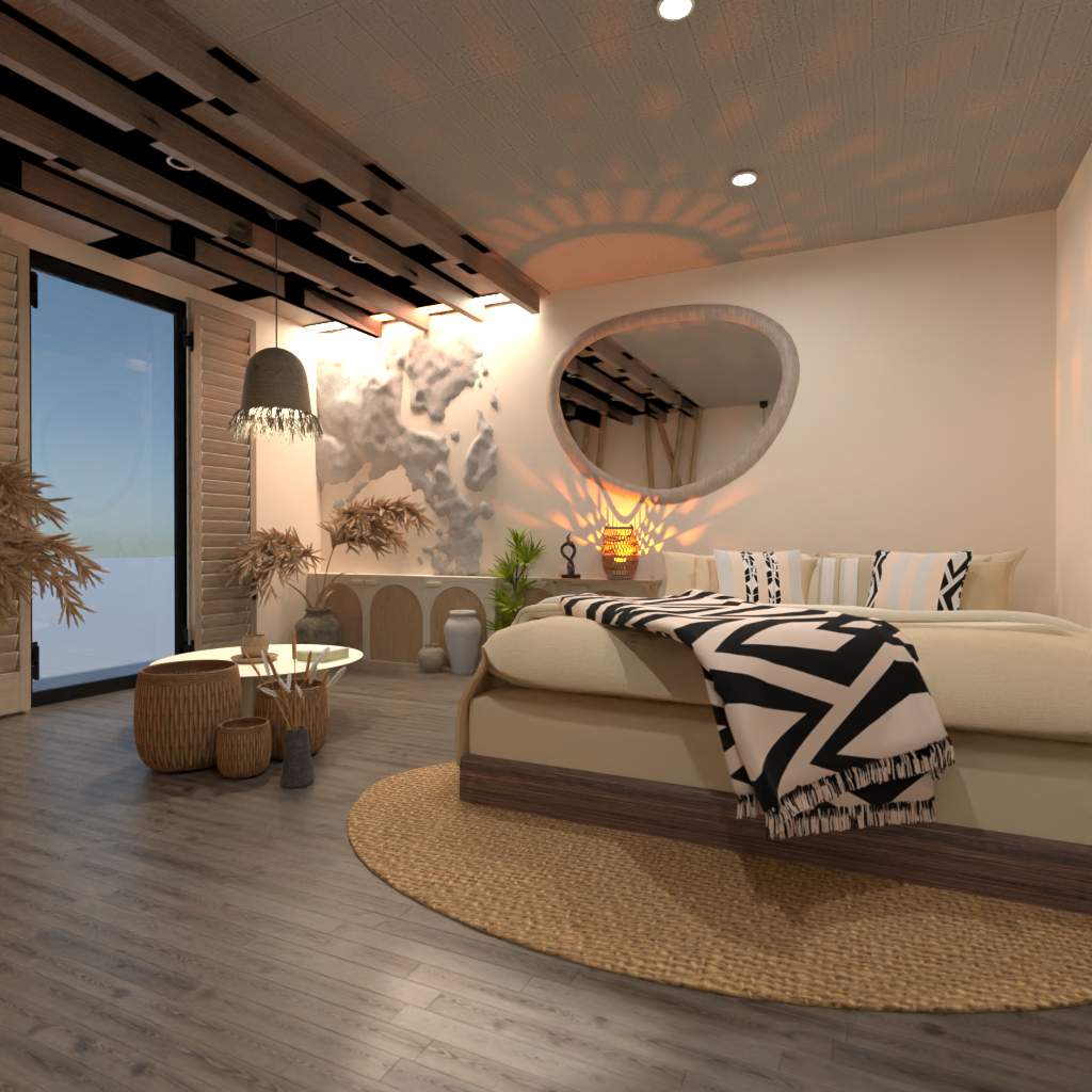 Wabi Sabi Bedroom #14558827 by Editors Choice