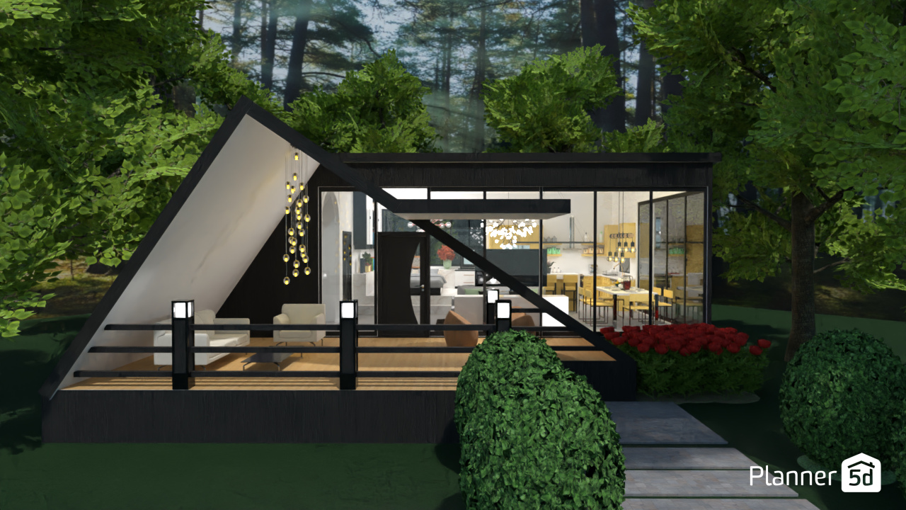 Modern Forest Cabin 6991654 by Rosshini image