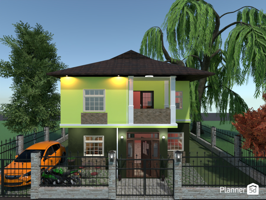 Two Storey Contemporary House 7470698 by Jomer O. Atienza image