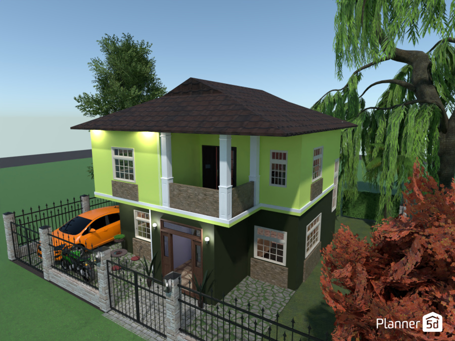 Small contemporary house design - Free Online Design | 3D Floor Plans