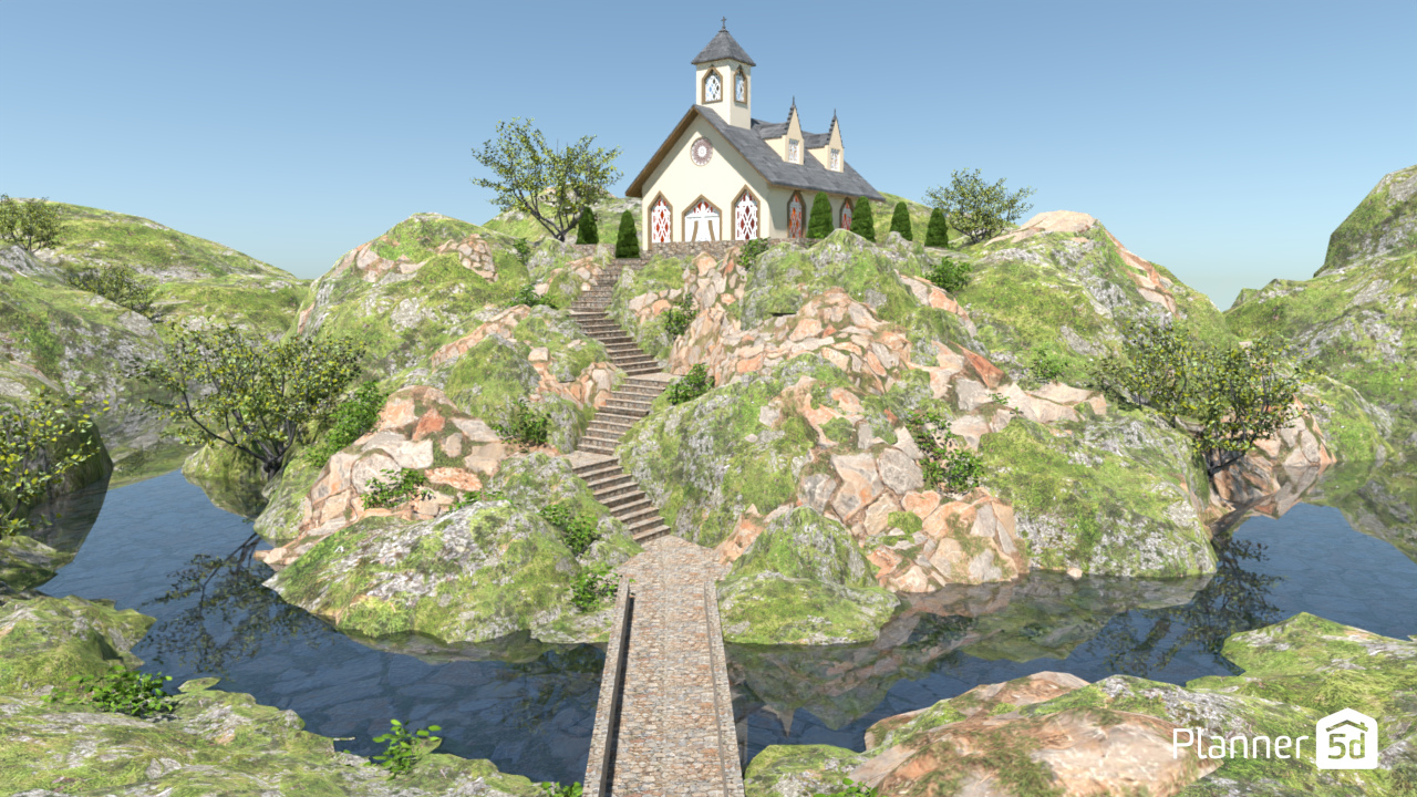 small Church #16371871 by megaloman.