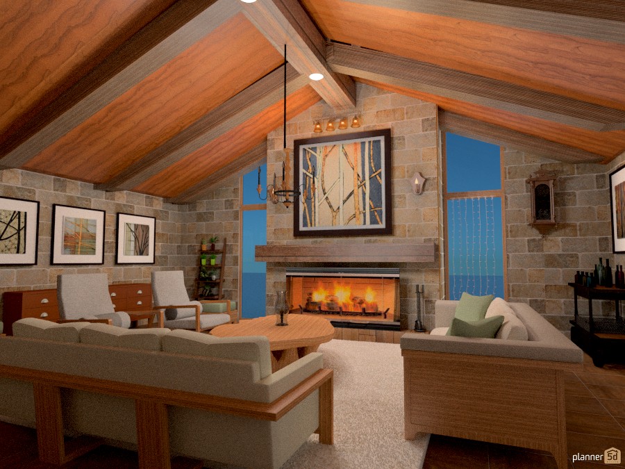 Country home living room #922047 by Marina Fragouli/Μαρίνα Φραγκούλη