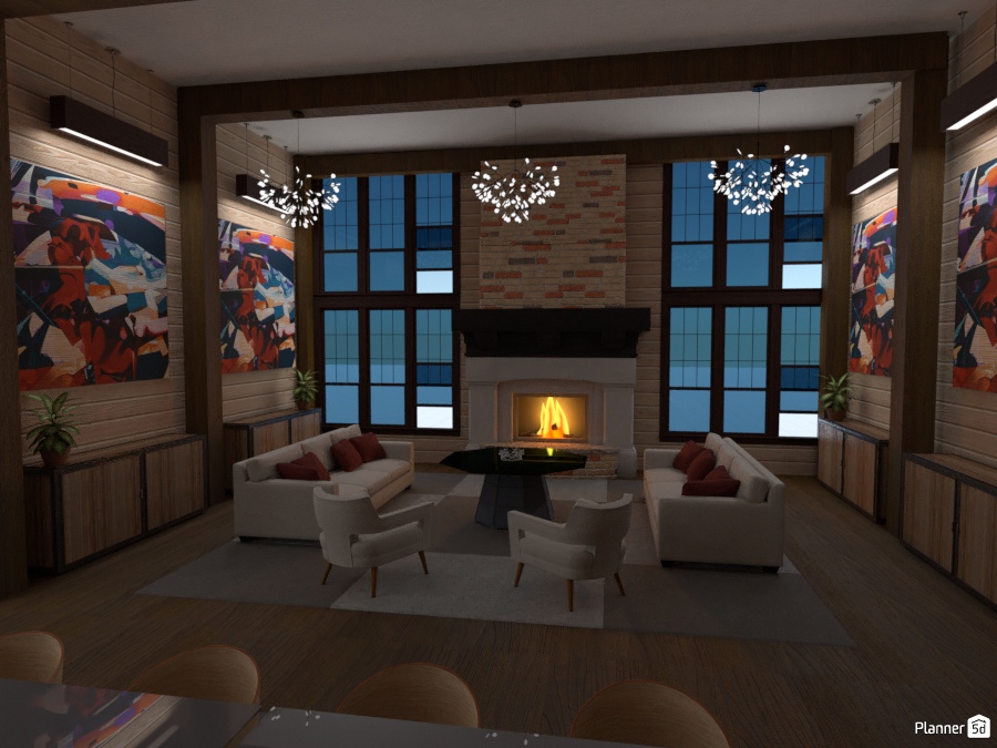 log house in the woods #2666076 by Tahlia