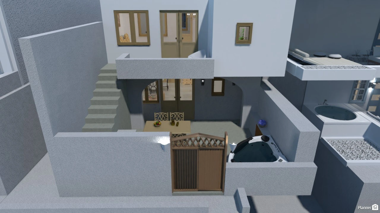 Santotini's Villa Design #87579 by Anggreani Tri Lestary