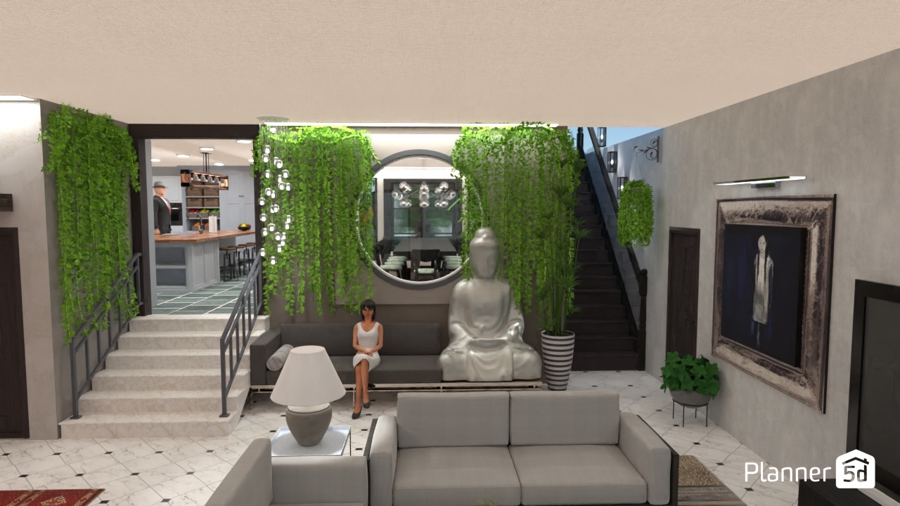 View into kitchen and dining room #27002696 by Aldona